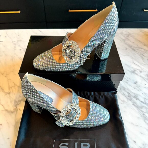 NIB - SJP Celine Heel - Color Scintillate - Size 39 - Picture 4 of 13